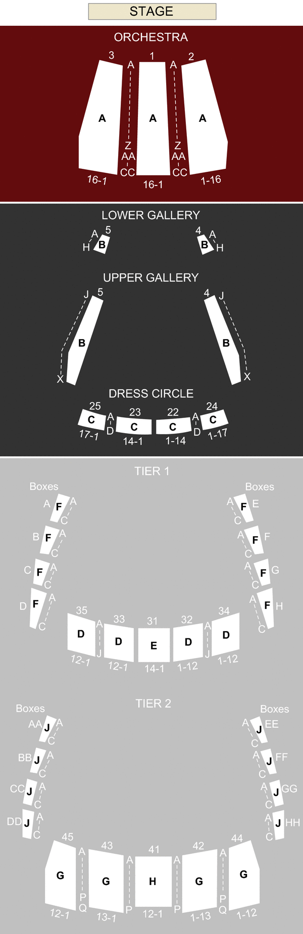 McCaw Hall Seating Chart