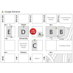 5th Avenue Theatre Map