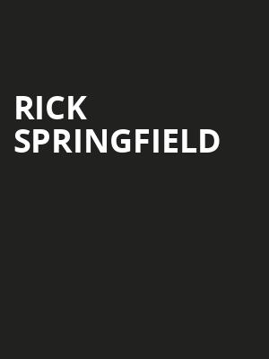 Rick Springfield, Snoqualmie Casino Ballroom, Seattle