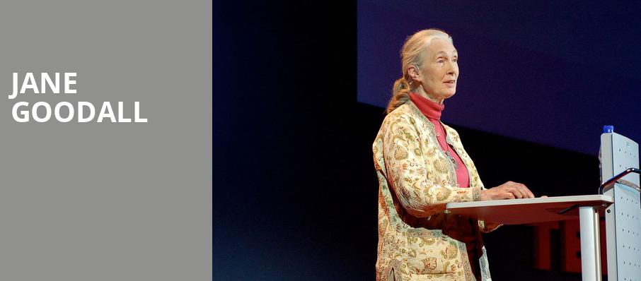 Jane Goodall, Moore Theatre, Seattle