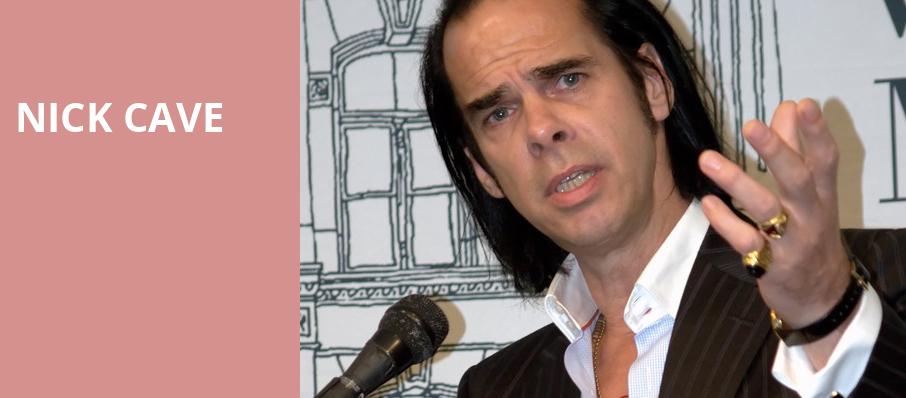 Nick Cave, Paramount Theatre, Seattle