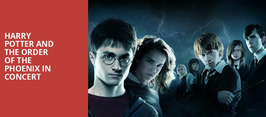 Harry Potter and the Order of the Phoenix in Concert, Benaroya Hall, Seattle