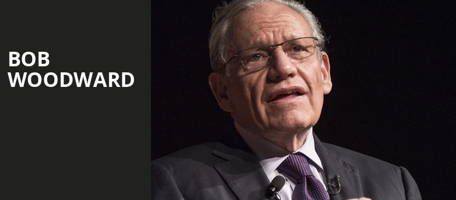 Bob Woodward, Pantages Theater, Seattle