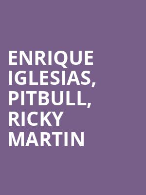 Enrique Iglesias Pitbull Ricky Martin, Climate Pledge Arena, Seattle