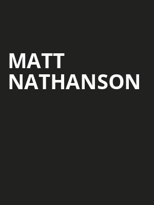 Matt Nathanson Poster