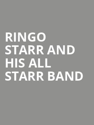 Ringo Starr And His All Starr Band, Benaroya Hall, Seattle