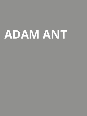 Adam Ant, Neptune Theater, Seattle